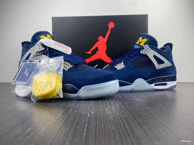 Rep TBK Jordan AJ4-1036660 Michigan 4 (PE) Retro Air 0720